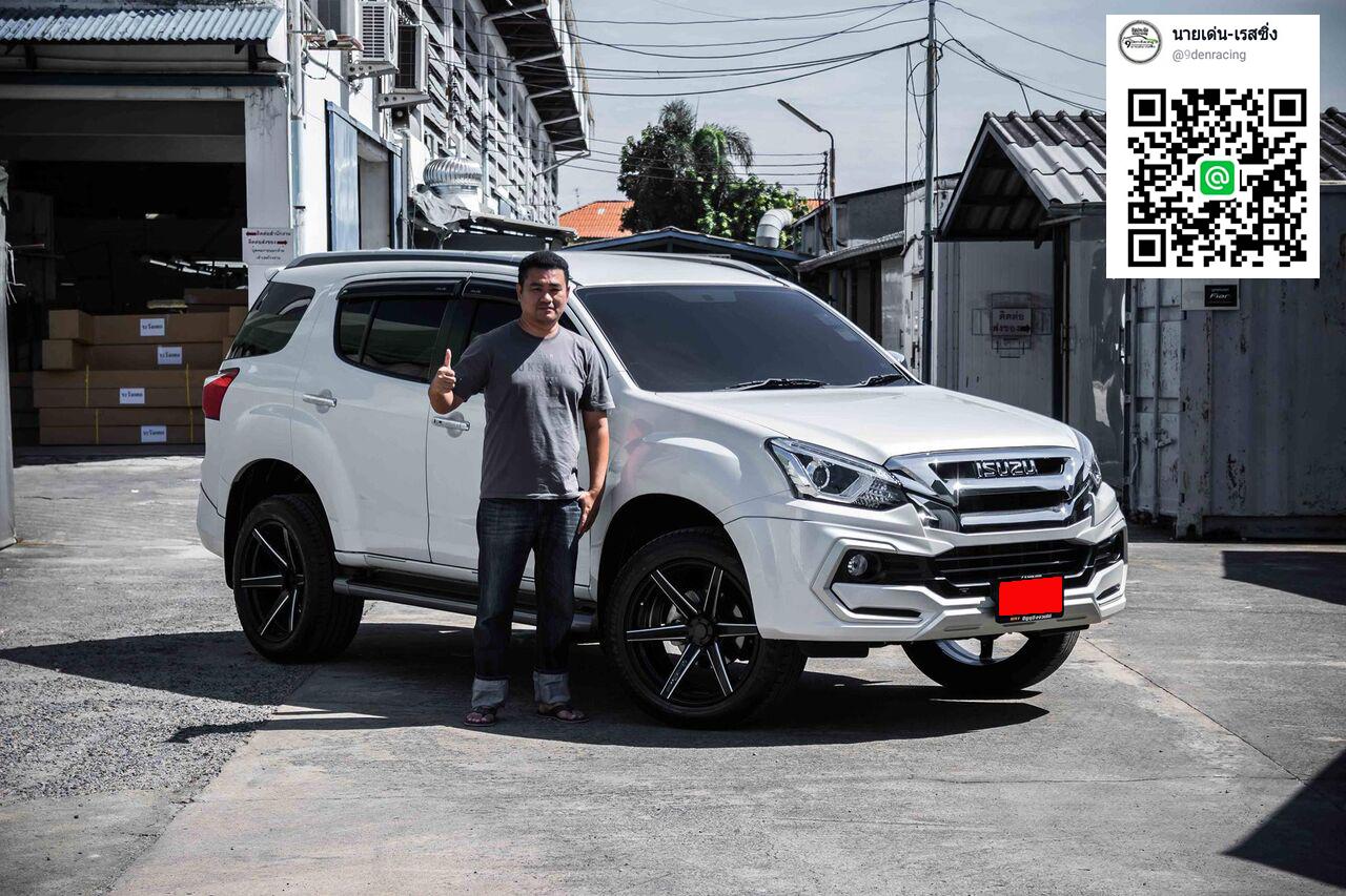 FD-J รุ่นสเกิร์ตหลังไม่มีท่อ VS ISUZU MU-X 2017-ON [เรื่องชุดแต่งว่างใจได้ครับปม100%แท้พันธุ์แกร่ง]