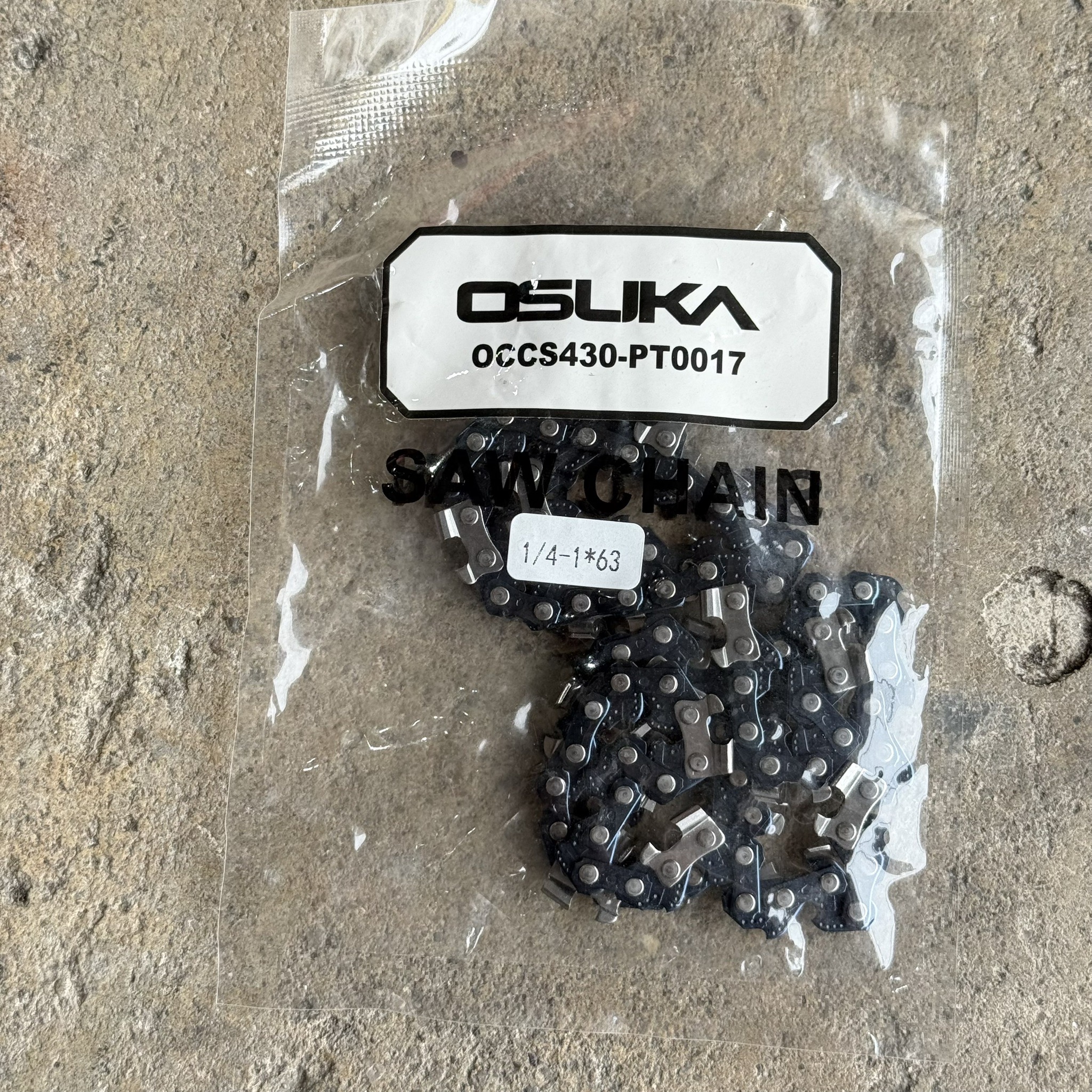 โซ่เครื่องเลื่อย 11.5นิ้ว-1/4x63 \ OSUKA OCCS430-PT0017