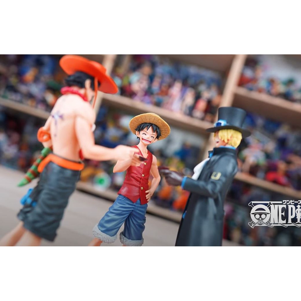 Brother Set ของแท้ JP แมวทอง - Magazine Figure Banpresto [โมเดลวันพีช] (3 ตัว)