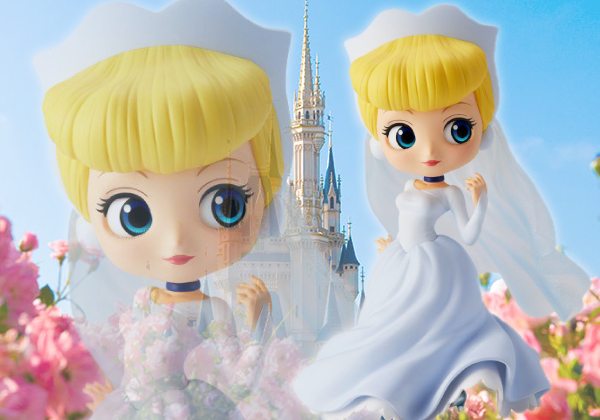 Cinderella Dreamy Style - Normal Color ของแท้ JP - Q Posket Banpresto [โมเดล Disney]