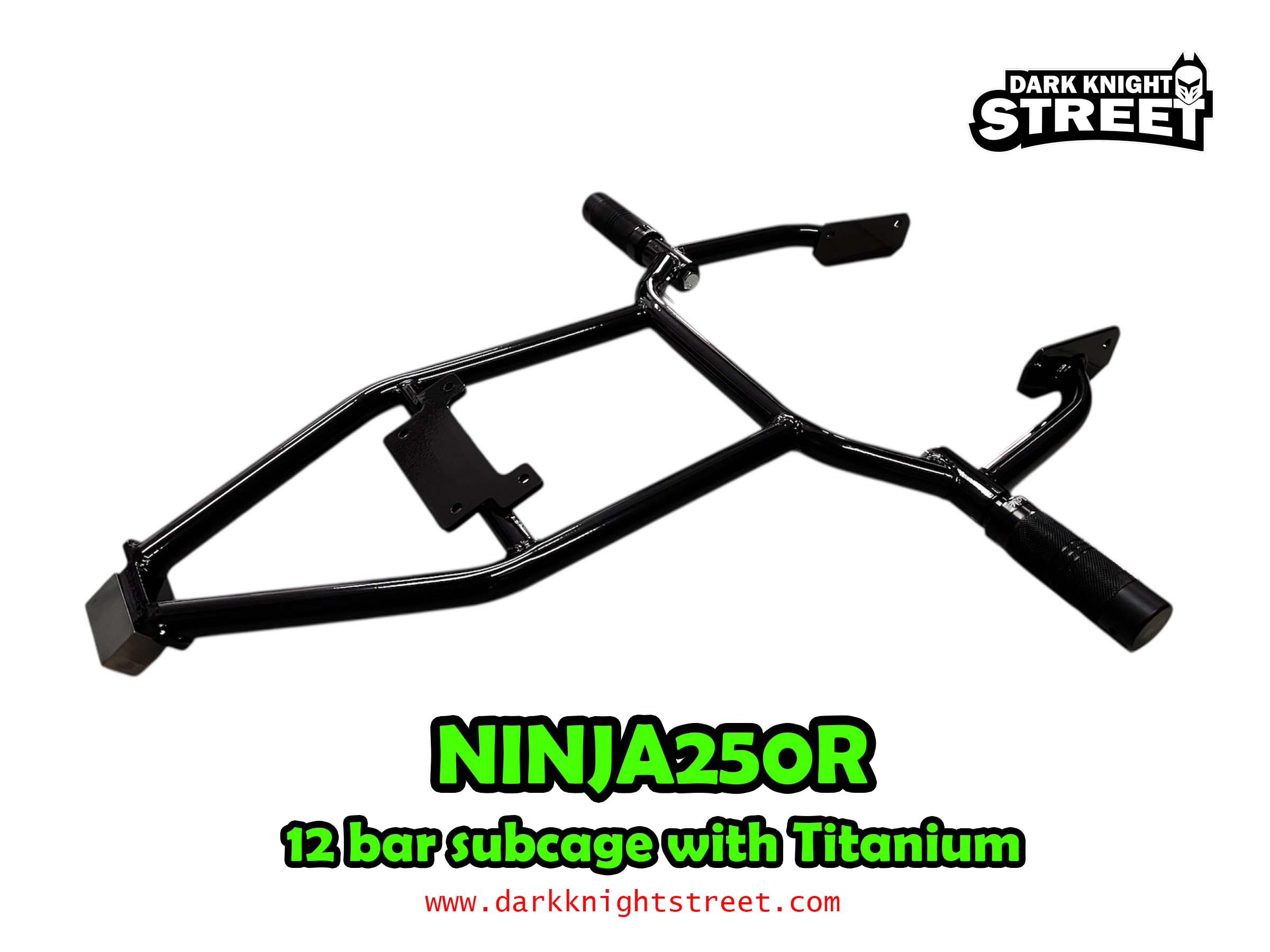 Ninja250R New 12 bar with subcage comewith Titanium