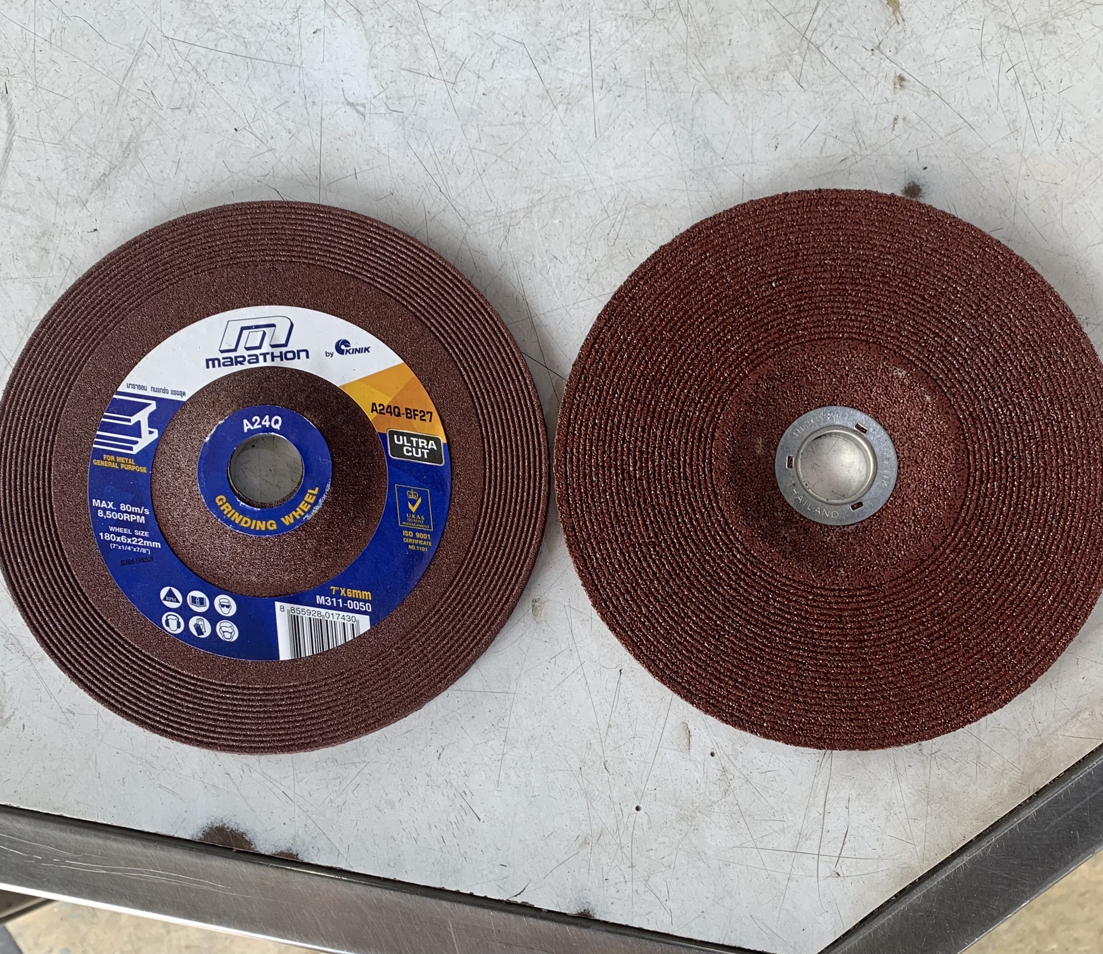 แผ่นเจียร์ MARATHON 7x6 นิ้ว (หนา)