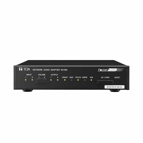 ตัวแปลงสัญญาณเสียงเป็น Network TOA NX-300 Network Audio Adapter