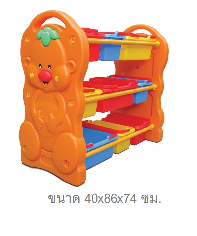 ชั้นวางของเด็ก,ชั้นเก็บตุ๊กตา 3 ชั้น 9 ช่อง,ชั้นวางอเนกประสงค์,ชั้นพลาสติก,เฟอร์นิเจอร์เด็ก,พร้อมส่ง, คิดค่าส่งตามจริง, ขนาด 40x86x74 ซม.