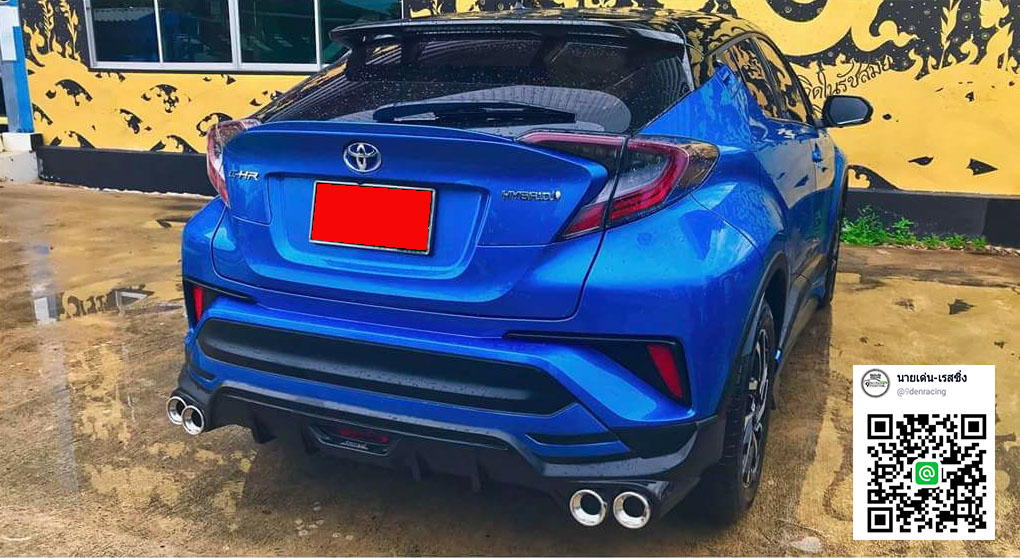 LAMBOR STYLE(G3)ท่อกลม VS TOYOTA C-HR'18-ปัจจุบัน [สปอรต์หรูแรงทุกมุมมองของสายตา]