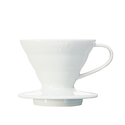 Hario v60 Coffee Dripper 01 Ceramic White - VDC-01W