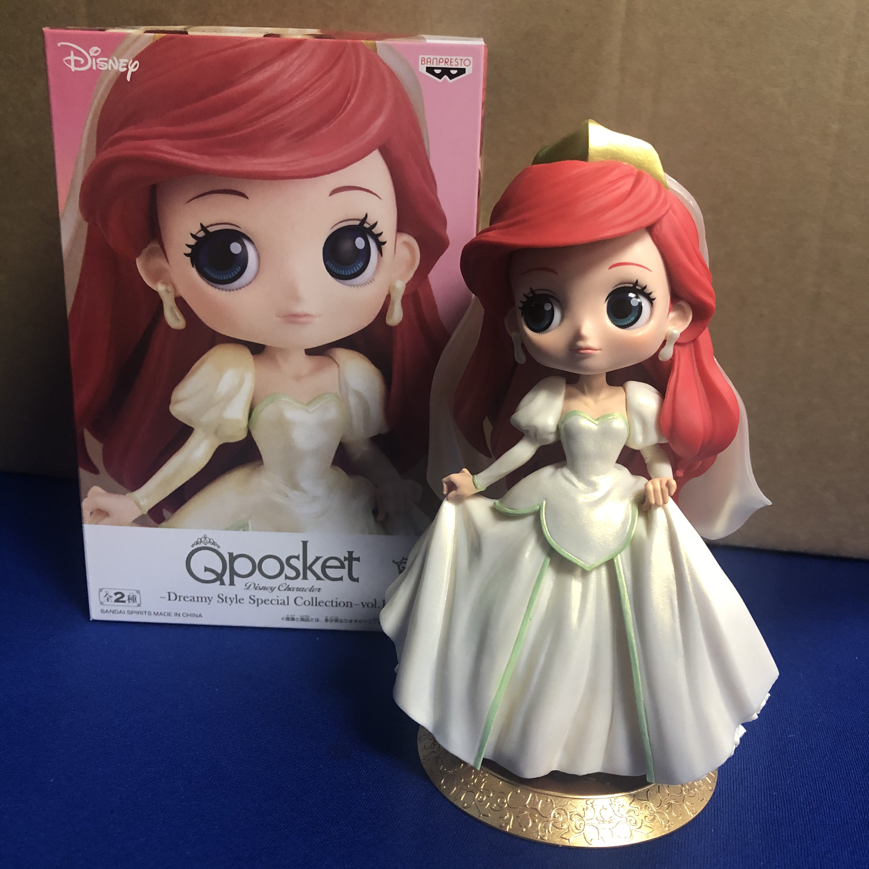Ariel Dreamy Style - Special Color ของแท้ JP - Q Posket Banpresto [โมเดล Disney]