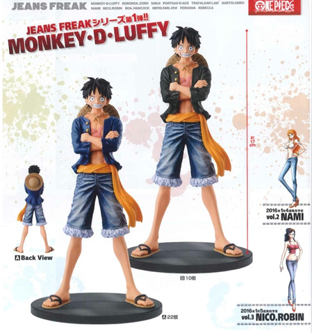 Jeanist Contest Set ของแท้ JP แมวทอง - Jeans Freak Banpresto [โมเดลวันพีช] (12 ตัว)