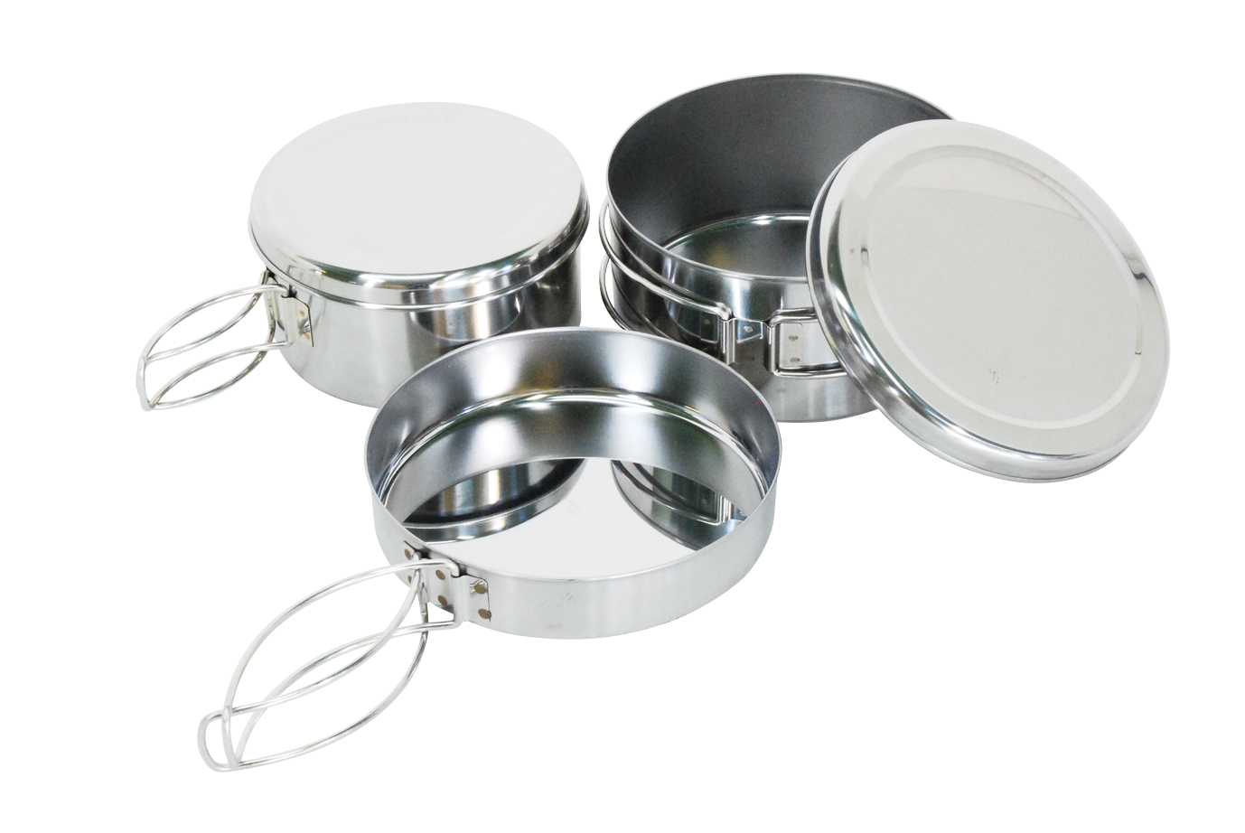 Stainless Steel Cooker 5-Piece Set (with case) หม้อหุงข้าว