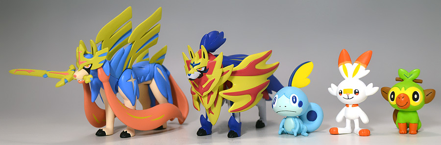 Zacian ของแท้ JP - Monster Collection Takara Tomy [โมเดลโปเกมอน]