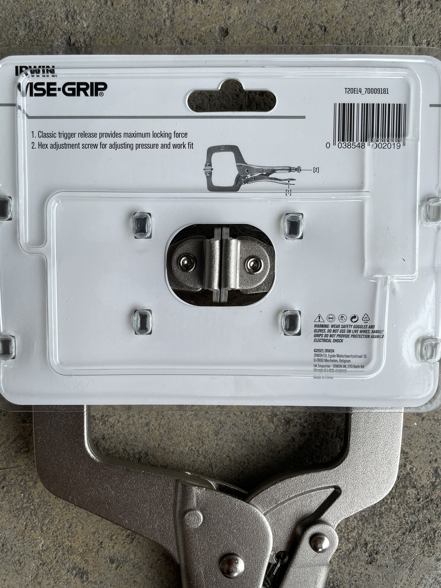 คีมล็อคปากตรง VISE-GRIP 11SP
