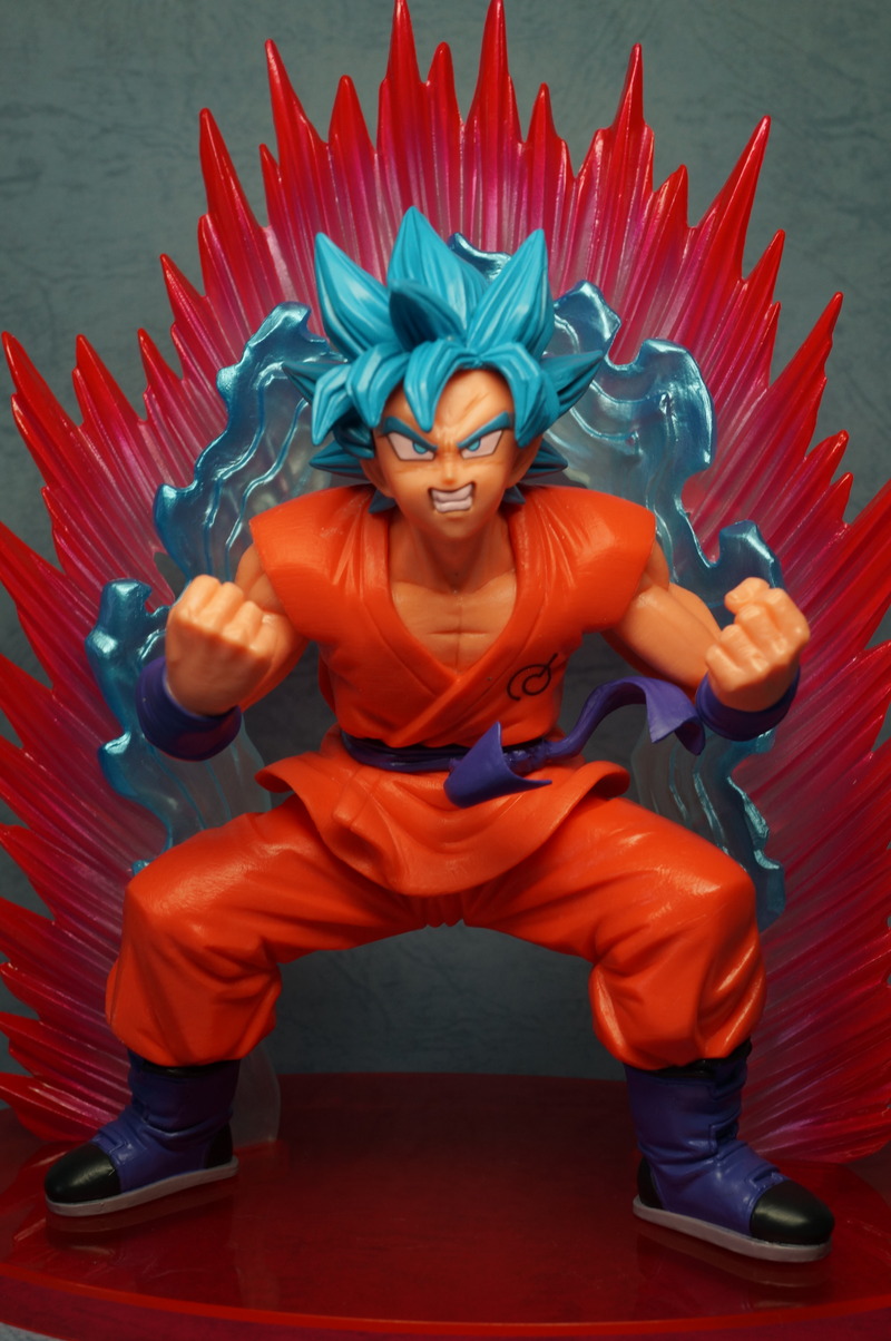 Goku Super Saiyan Blue ของแท้ JP แมวทอง - SSGSS Banpresto [โมเดลดราก้อนบอล] (1 ตัว + Aura)