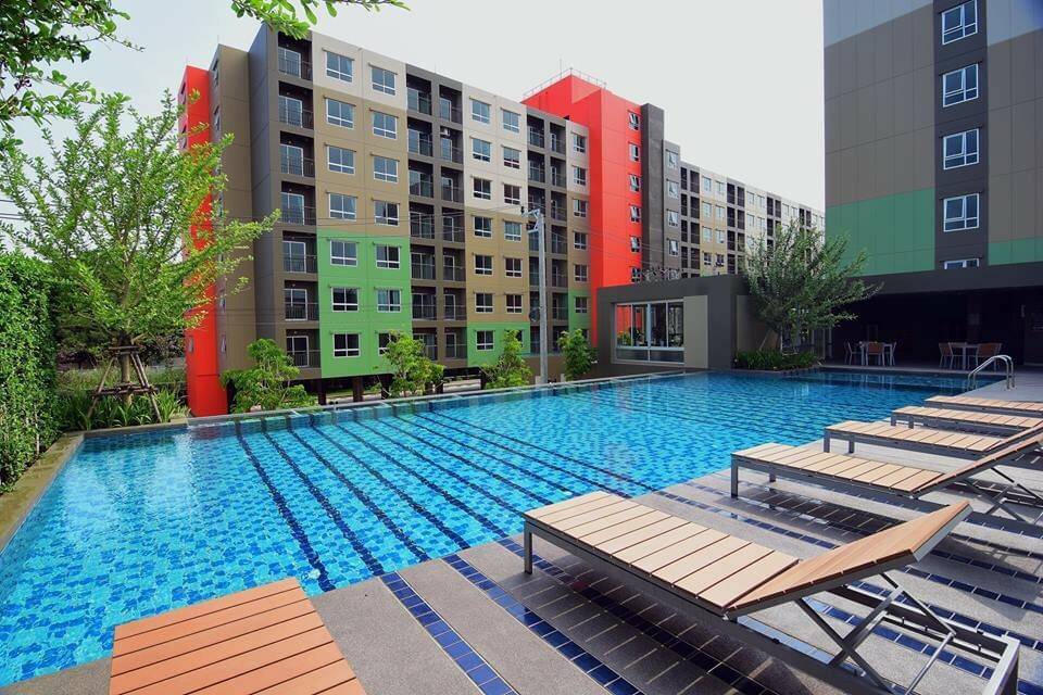 ขาย คอนโดลุมพินีวิลล์ ราษฎร์บูรณะ-ริเวอร์วิว 2 จาก LPN อาคาร A-0802 ชั้น 8 ห้องมุม