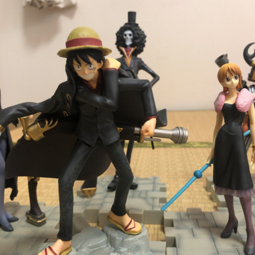 Straw Hat Pirates Strong World Set ของแท้ JP แมวทอง - Ichiban Kuji Banpresto [โมเดลวันพีช] (9 ตัว)