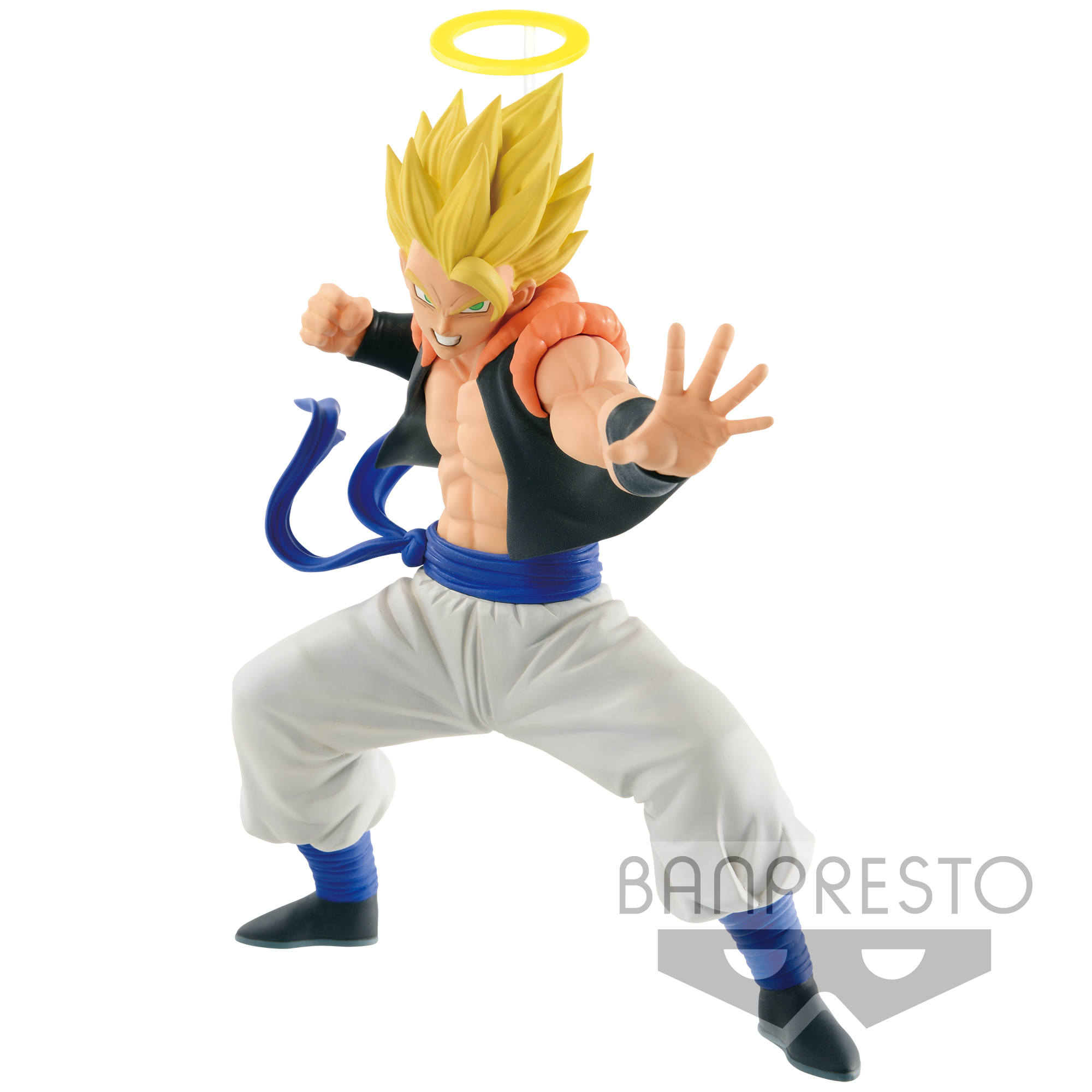 Gogeta Super Saiyan ของแท้ JP แมวทอง - Scultures Banpresto [โมเดลดราก้อนบอล]