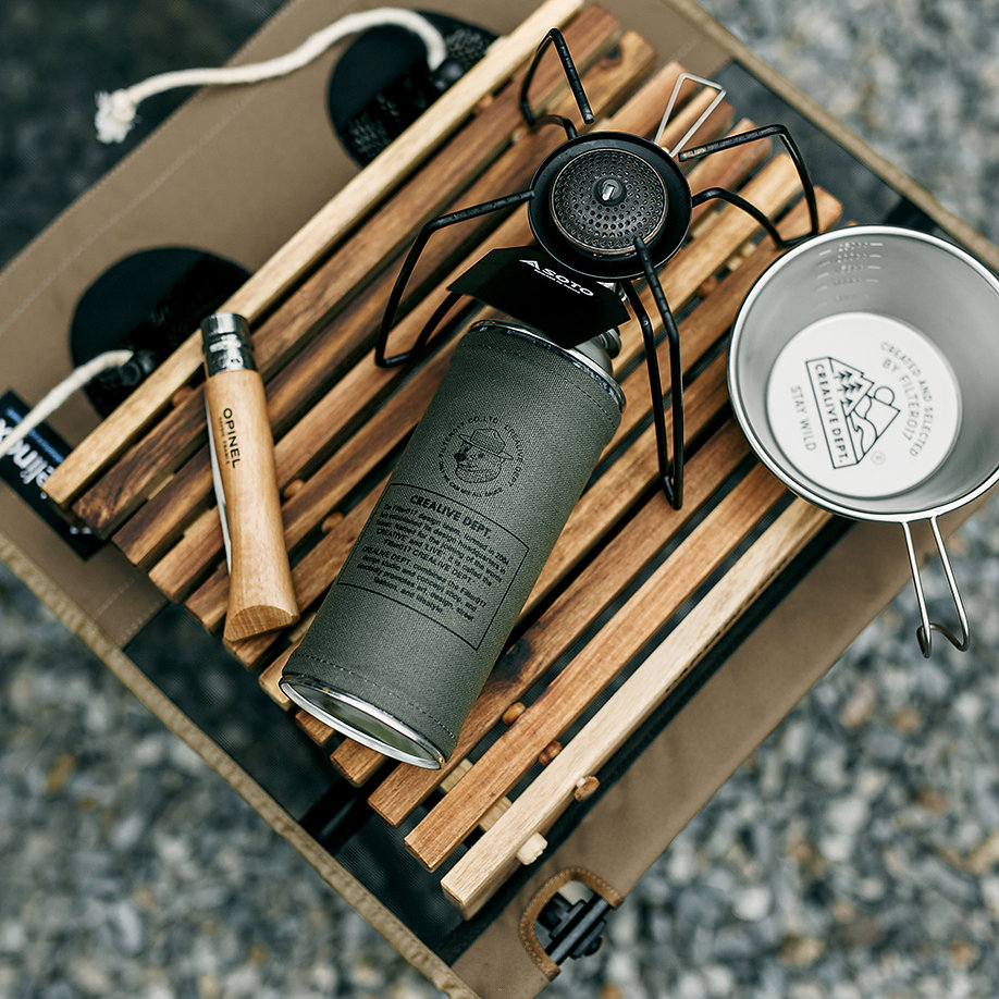 Waxed Canvas Cassettes Gas Canister Cover