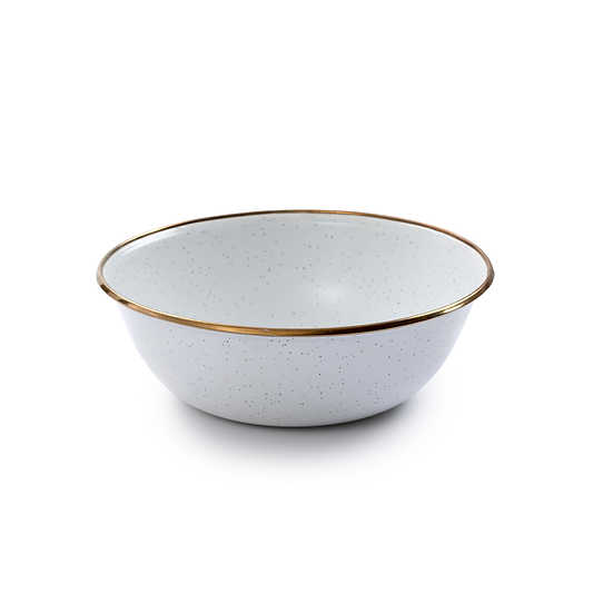 Barebones Enamel Bowl Set White CKW-390