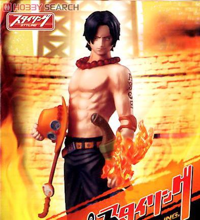 Ace ของแท้ JP แมวทอง - Super Styling Bandai [โมเดลวันพีช]
