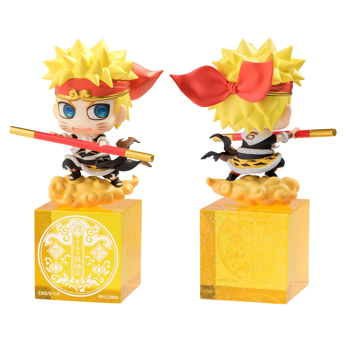 Naruto Team 7 Set ของแท้ JP - Petit Chara Land Megahouse [โมเดลนารูโตะ] (4 ตัว)