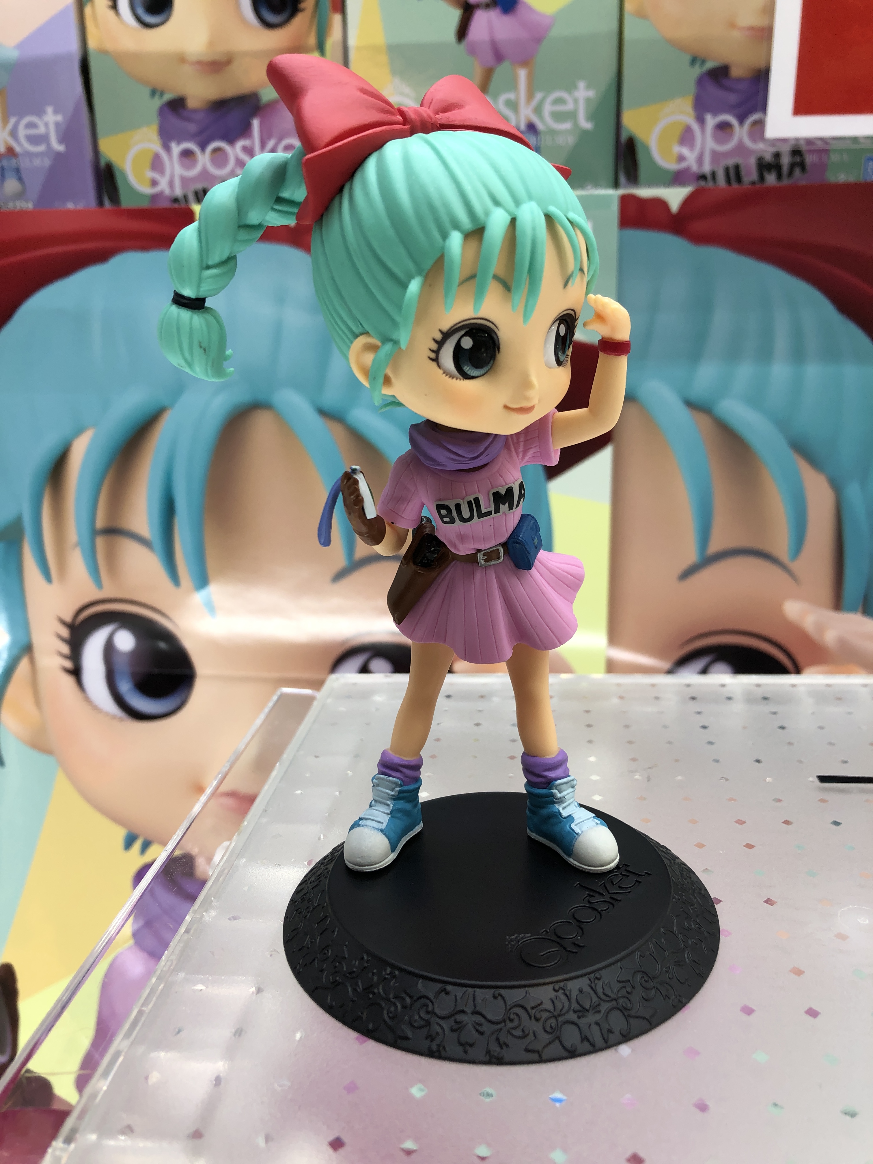 Bulma ของแท้ JP แมวทอง - Q Posket Banpresto [โมเดลดราก้อนบอล]