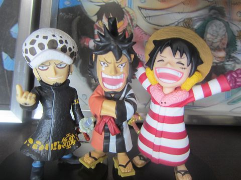 Punk Hazard Set ของแท้ JP แมวทอง - WCF Ichiban Kuji Banpresto [โมเดลวันพีช] (5 ตัว)