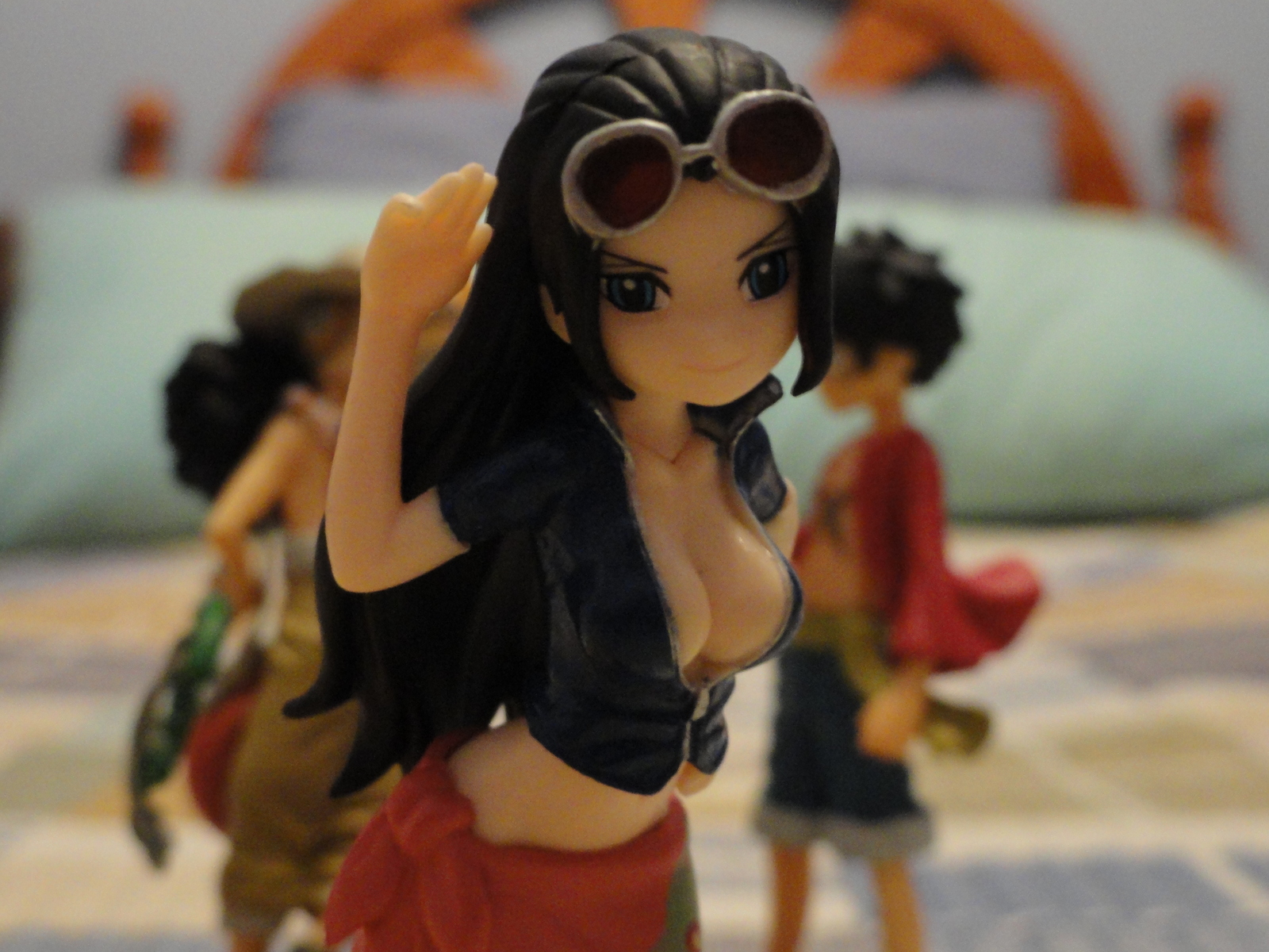 Robin Extra Version ของแท้ JP แมวทอง - Half Age Characters Bandai [โมเดลวันพีช]