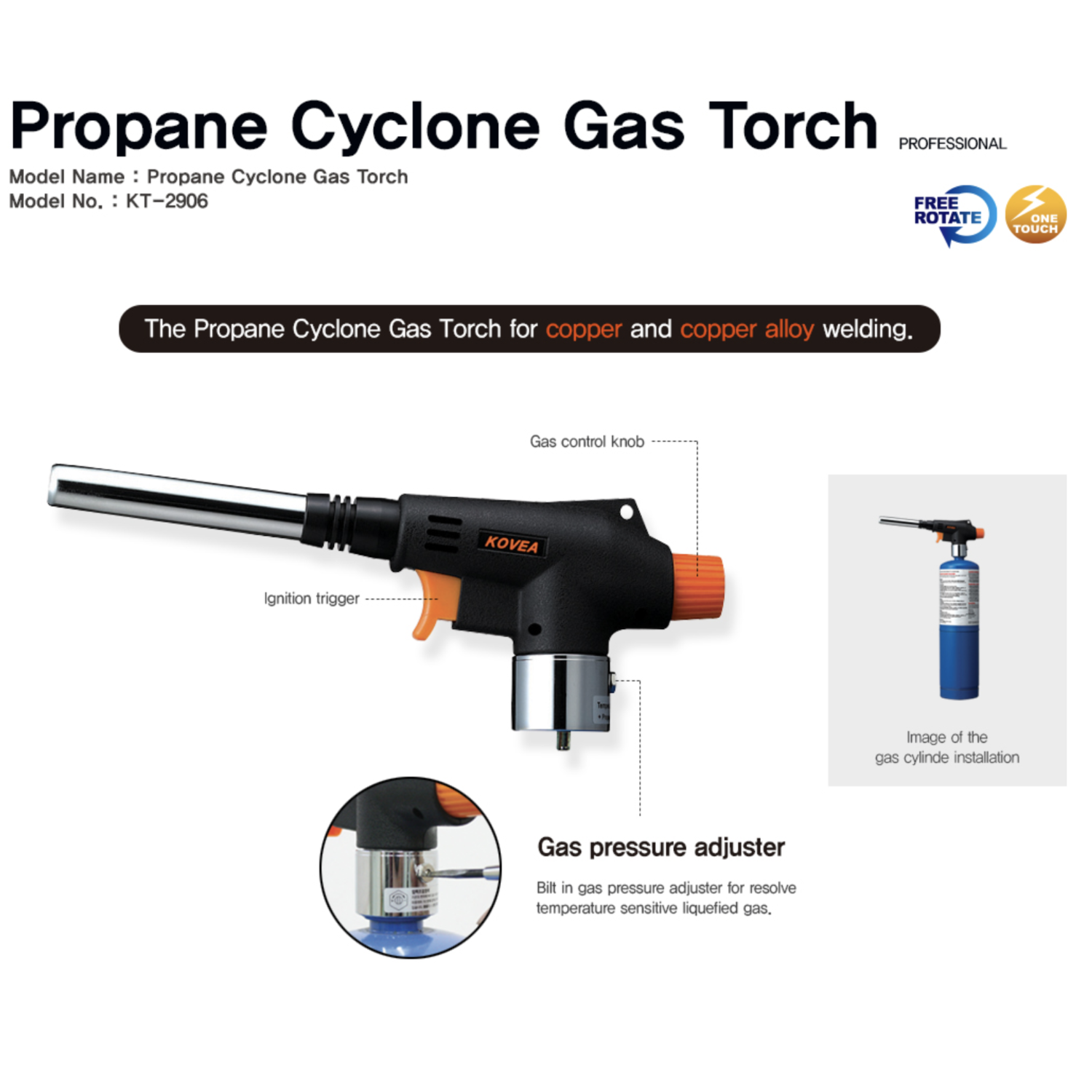 Propane Cyclone Torch