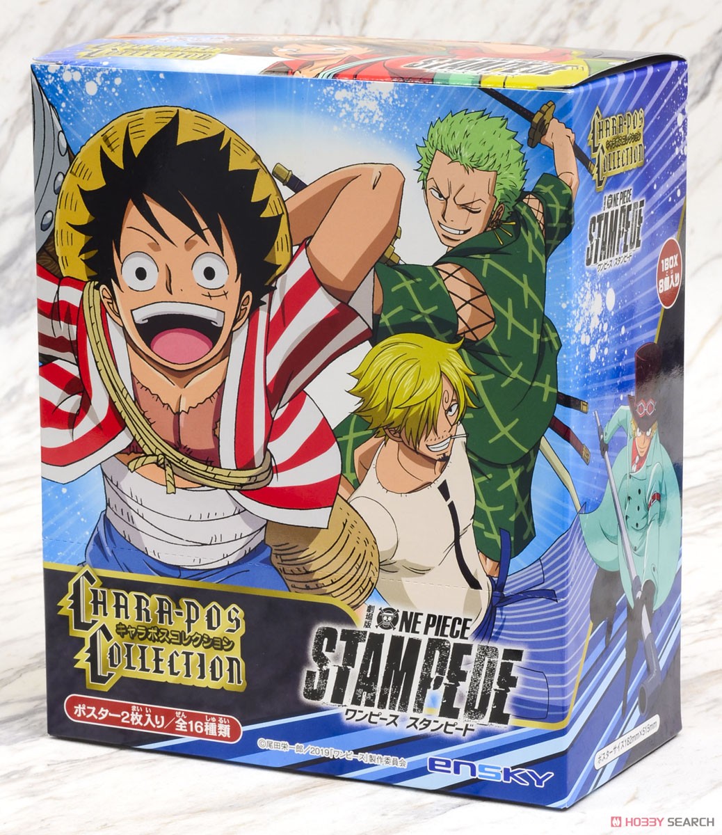 Straw Hat Pirates Stampede ของแท้ JP แมวทอง - Chara-Pos Collection Ensky [ของสะสมวันพีช]