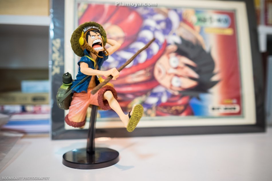 Luffy ของแท้ JP แมวทอง - Scultures Banpresto [โมเดลวันพีช]