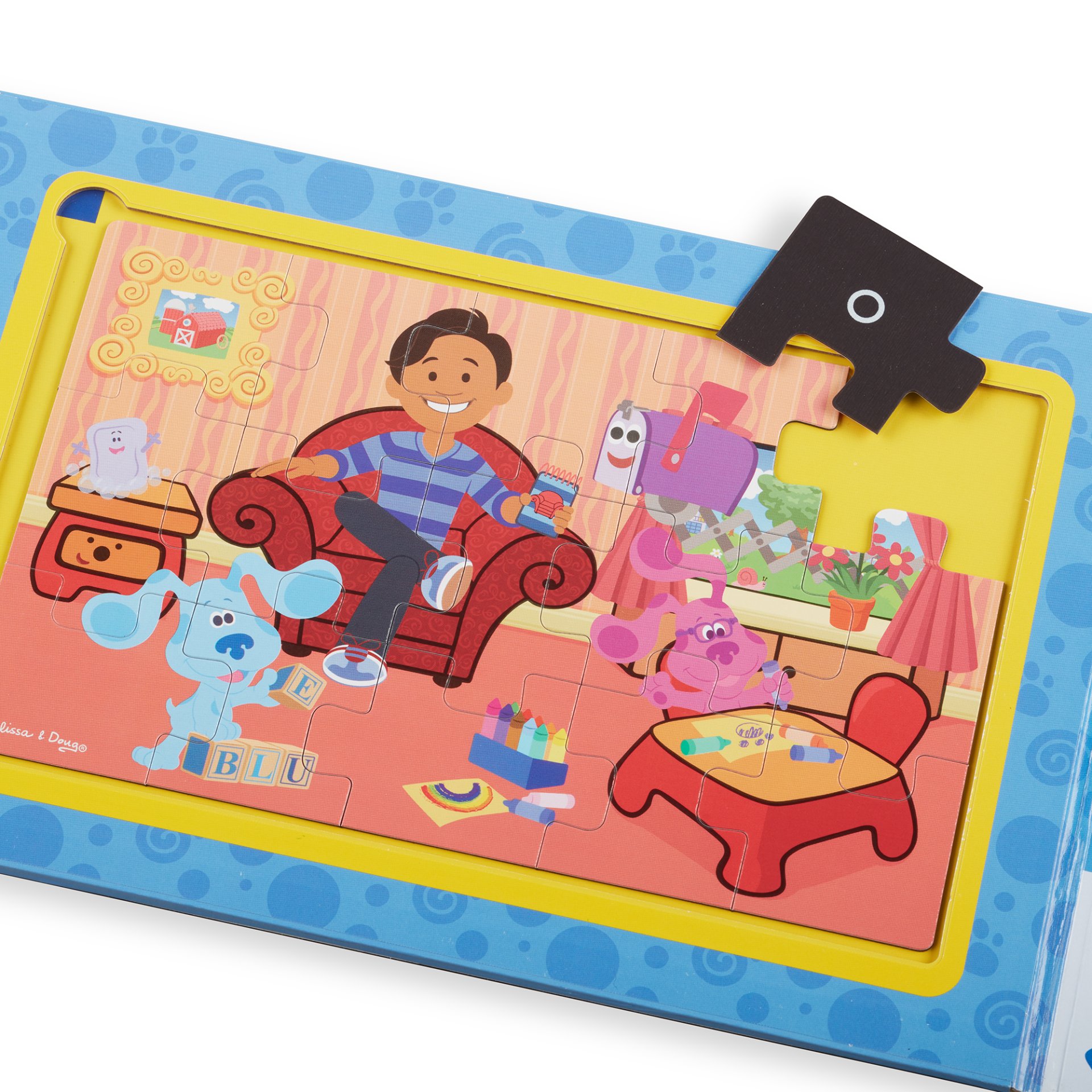จิ๊กซอว์แม่เหล็ก 15 ชิ้น 2 ภาพ Blue's Clues & You! Magnetic Jigsaw Puzzles,ของเล่นเสริมพัฒนาการ,ของเล่นเด็ก,สื่อการสอน,อนุบาล,พร้อมส่ง