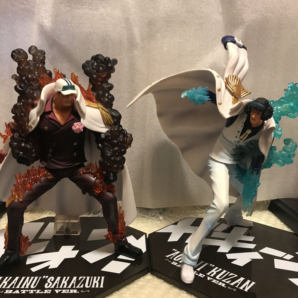 Akainu VS Aokiji ของแท้ JP แมวทอง - Figuarts Zero Bandai [โมเดลวันพีช] (2 ตัว)