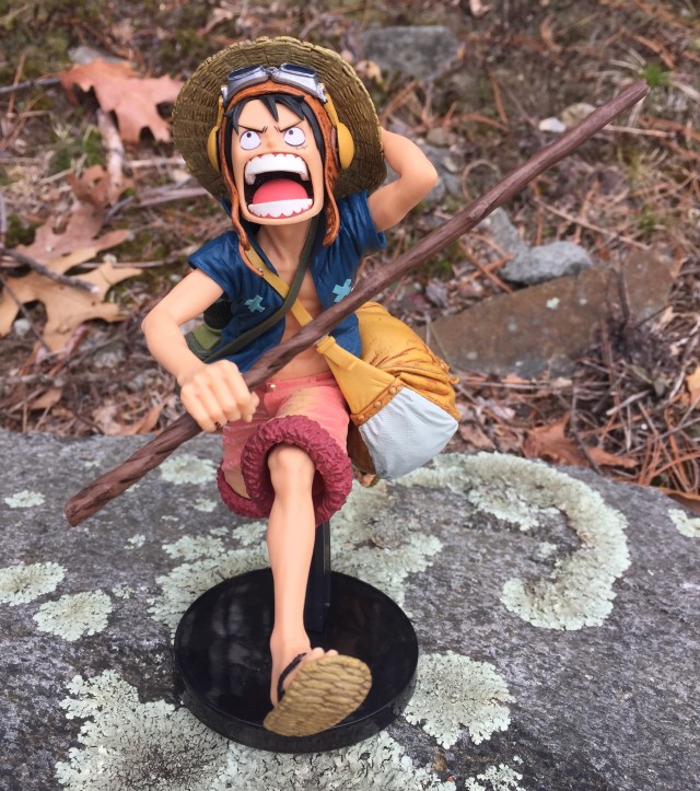 Luffy ของแท้ JP แมวทอง - Scultures Banpresto [โมเดลวันพีช]