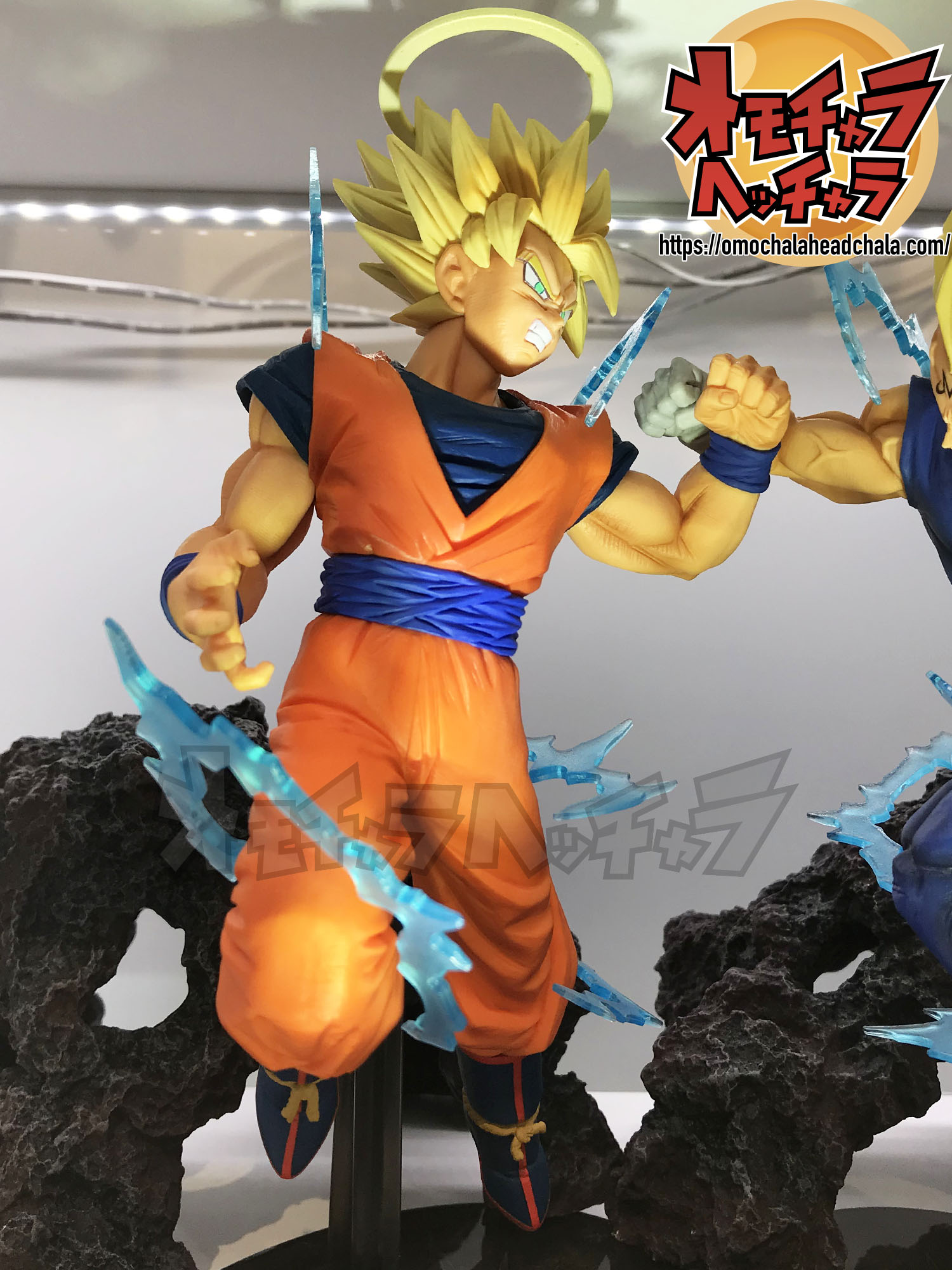 Goku VS Vegeta ของแท้ JP แมวทอง - Dokkan Battle Collab Banpresto [โมเดลดราก้อนบอล] (2 ตัว)