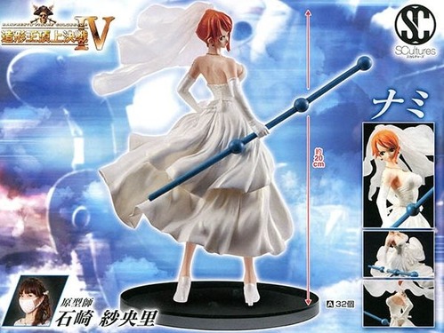 Nami ของแท้ JP แมวทอง - Scultures Banpresto [โมเดลวันพีช]