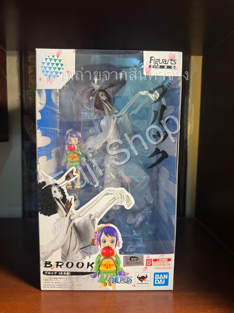 Brook Wano & Tama ของแท้ JP แมวทอง - Figuarts Zero Bandai [โมเดลวันพีช] (2 ตัว)