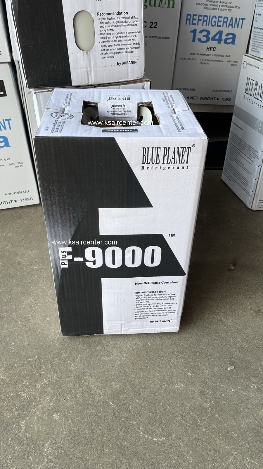 (ยกเลิก - แทนด้วย 041031) น้ำยาแอร์ F9000 Plus BLUEPLANET