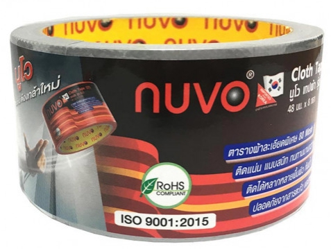 เทปผ้า [NUVO] 48mm. สีชมพู