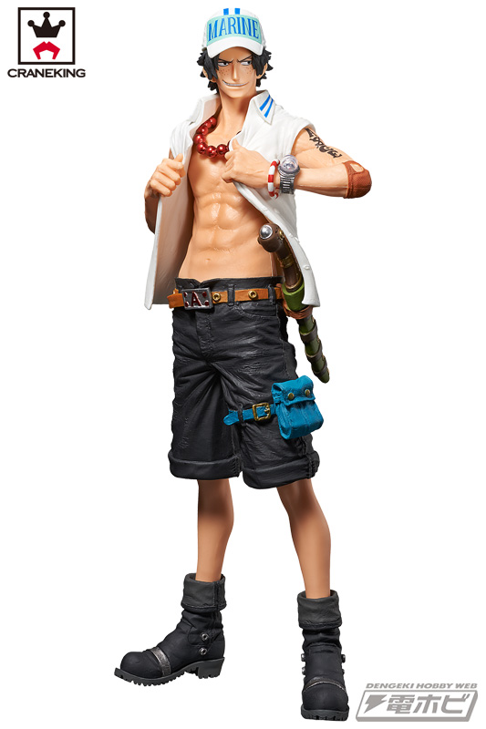 Ace ของแท้ JP แมวทอง - King of Artist Banpresto [โมเดลวันพีช]