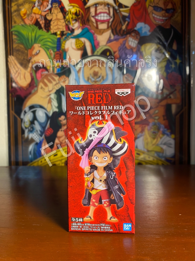 Luffy Film Red ของแท้ JP แมวทอง - WCF Banpresto [โมเดลวันพีช]