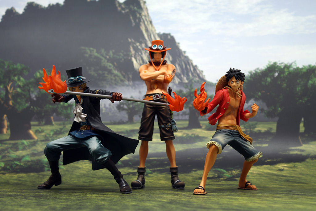 Brotherhood Set ของแท้ JP แมวทอง - Banpresto [โมเดลวันพีช] (3 ตัว)