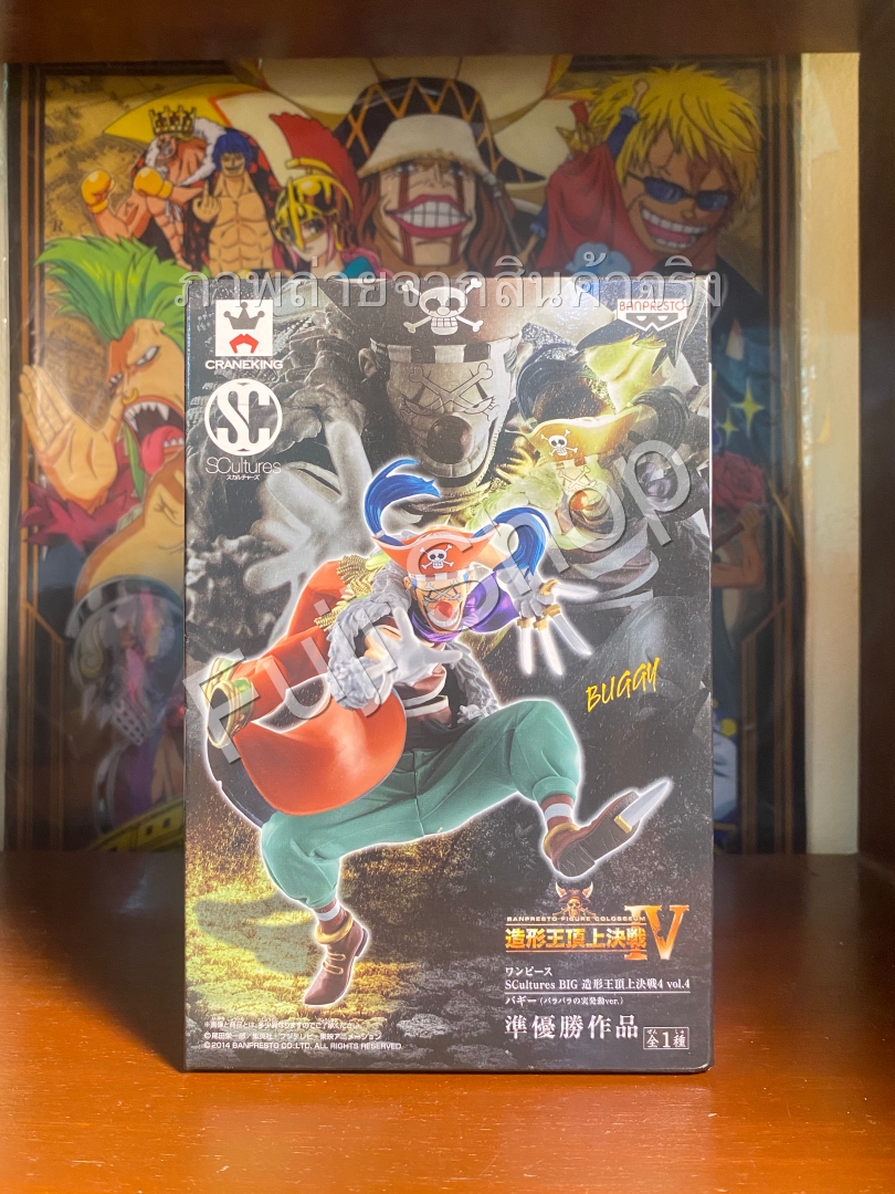 Buggy ของแท้ JP แมวทอง - Scultures Banpresto [โมเดลวันพีช]