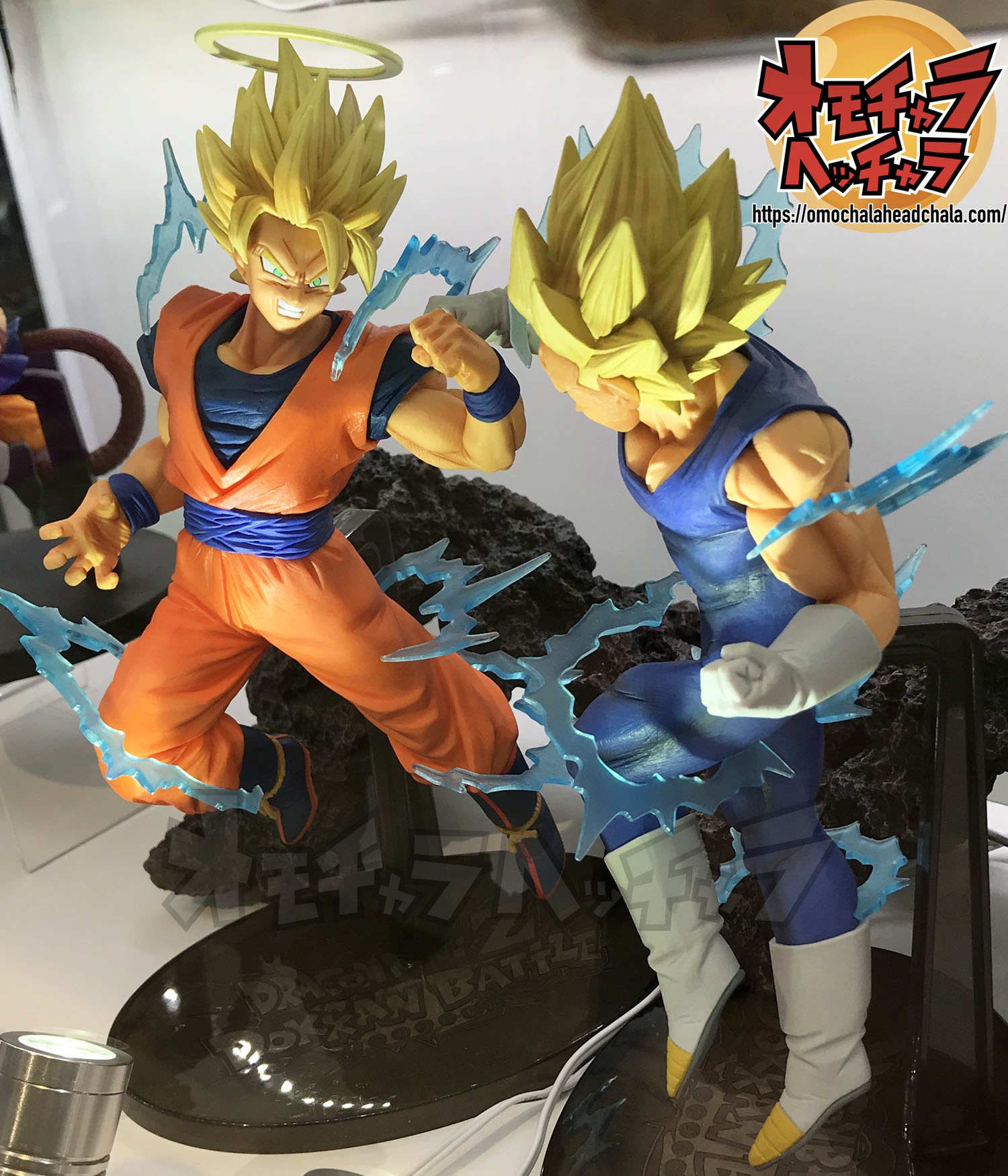 Goku VS Vegeta ของแท้ JP แมวทอง - Dokkan Battle Collab Banpresto [โมเดลดราก้อนบอล] (2 ตัว)