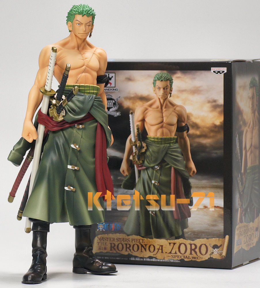 Zoro ของแท้ JP แมวทอง - Master Stars Piece Banpresto [โมเดลวันพีช]