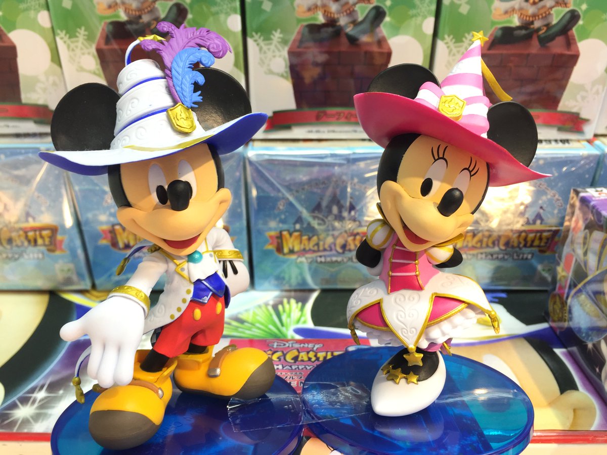 Mickey & Minnie Mouse Magic Castle ของแท้ JP - WCF Premium Banpresto [โมเดล Disney] (2 ตัว)