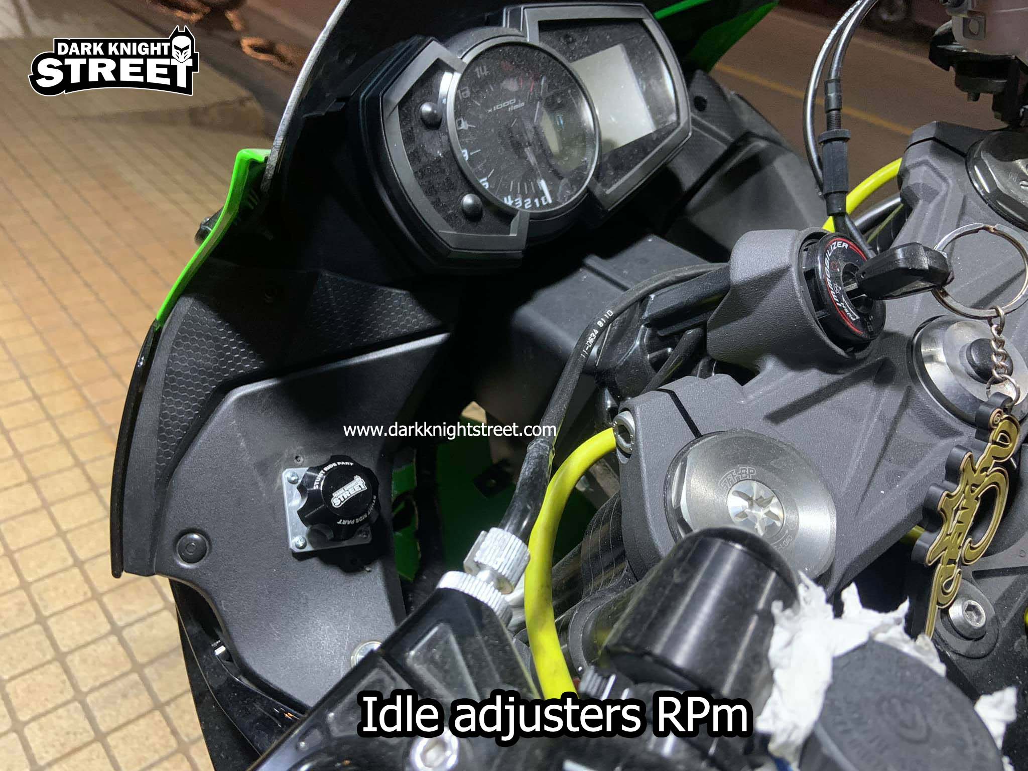 Monkey125 Idle adjusters Rpm