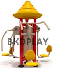 เครื่องออกกำลังกาย กลางแจ้ง ชุดผลักดึง บริหารกล้ามเนื้อ แขน ขาเหยียด ลานกีฬา อเนกประสงค์ สนามกีฬา ขนาด 200x180x250 เซนติเมตร