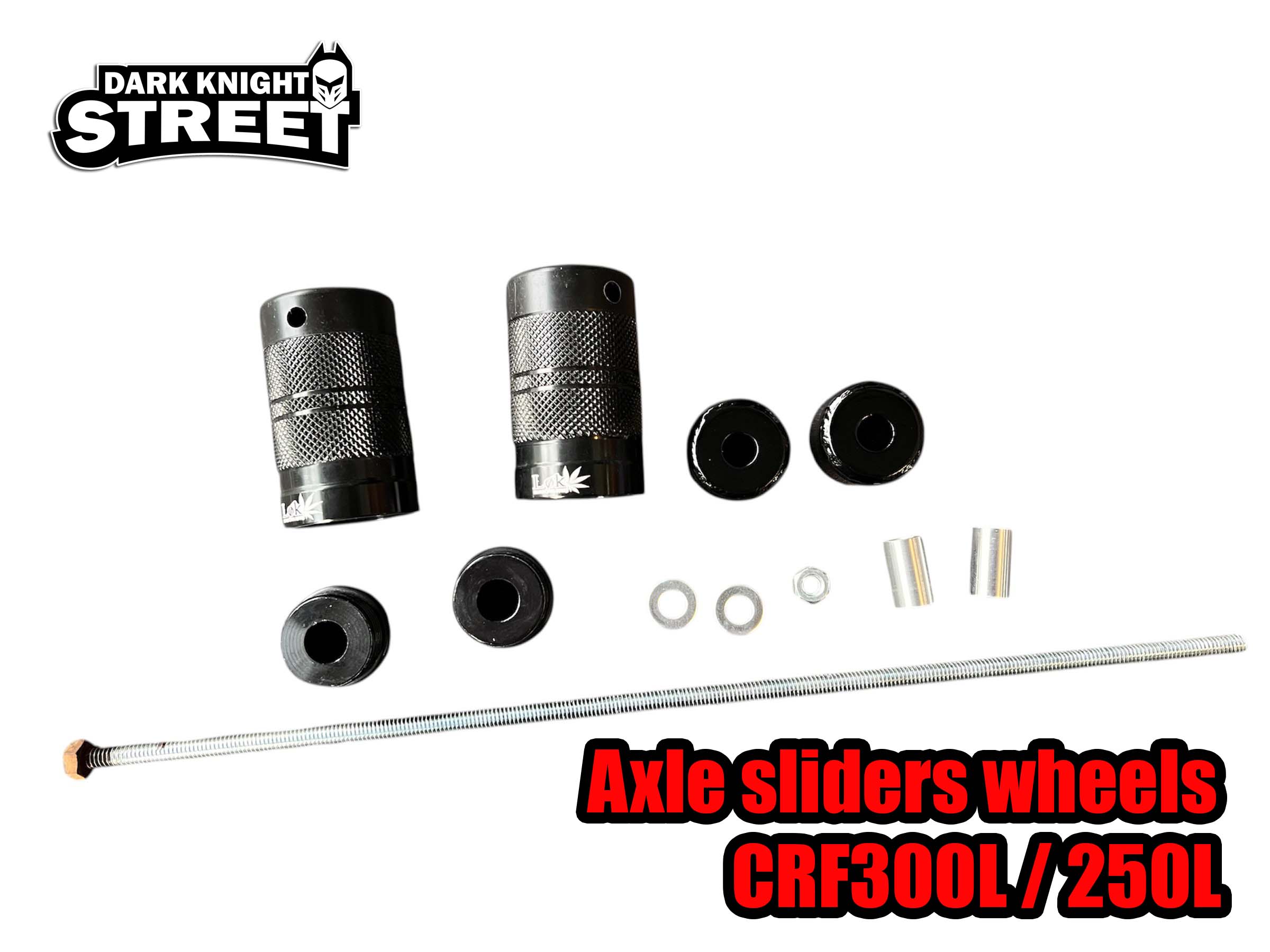 Axle sliders front and rear for Honda CRF300L / 250L