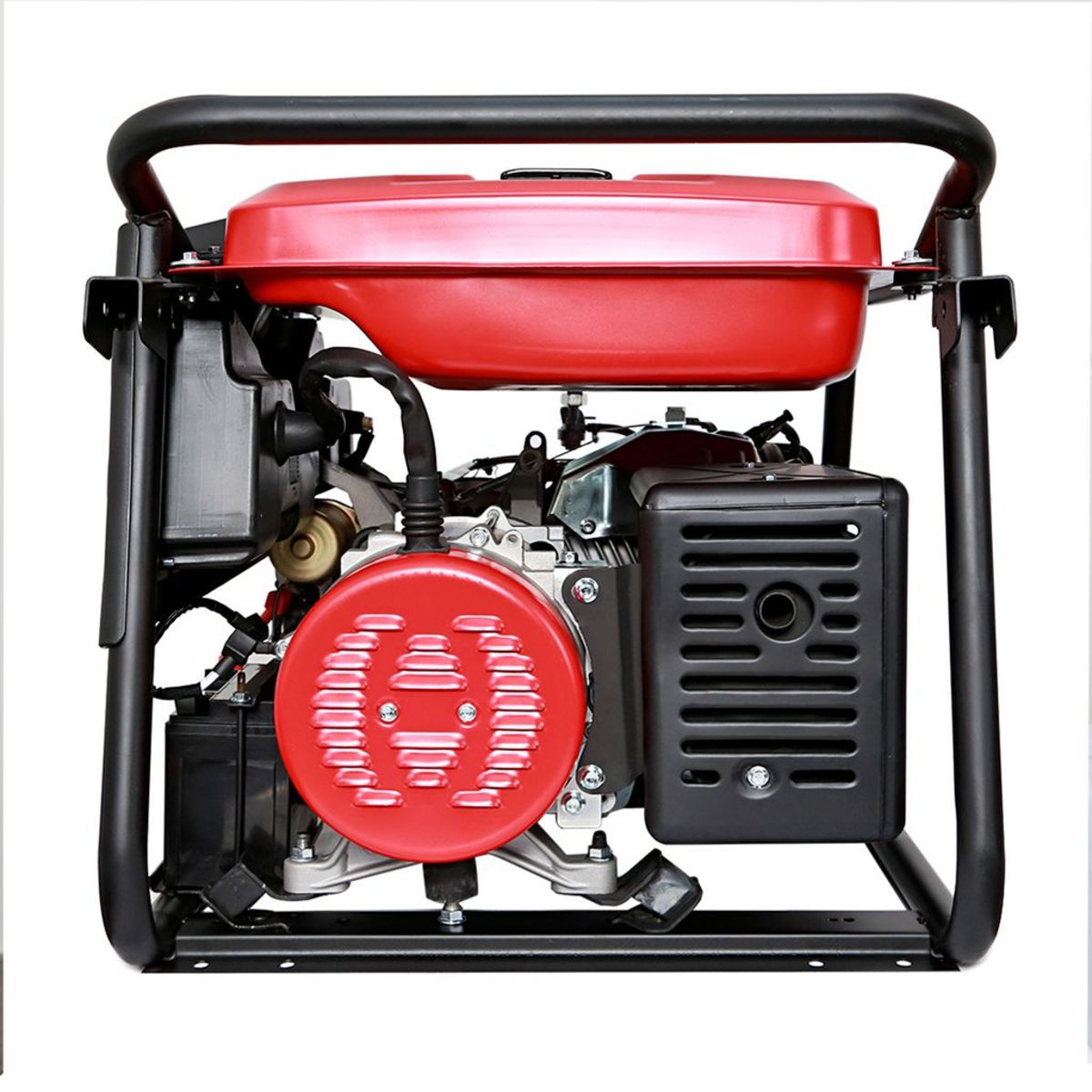 เครื่องปั่นไฟเบนซินอเนกประสงค์ "POLO" #KT7500VDDC MAX. 6500 วัตต์ (6.5 KW.) RATING 6000W.(6KW.) 220V. กุญแจสตาร์ท