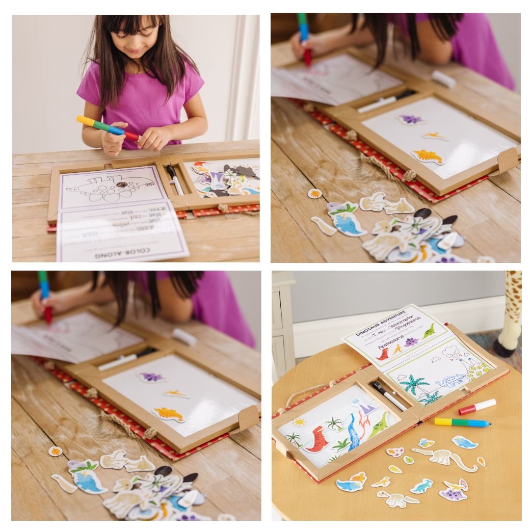 กระดานวาดเขียนไดโนเสาร์ ของเล่นเสริมพัฒนาการเด็ก เสริมทักษะการเรียนรู้ สื่อการสอนอนุบาล พร้อมส่ง