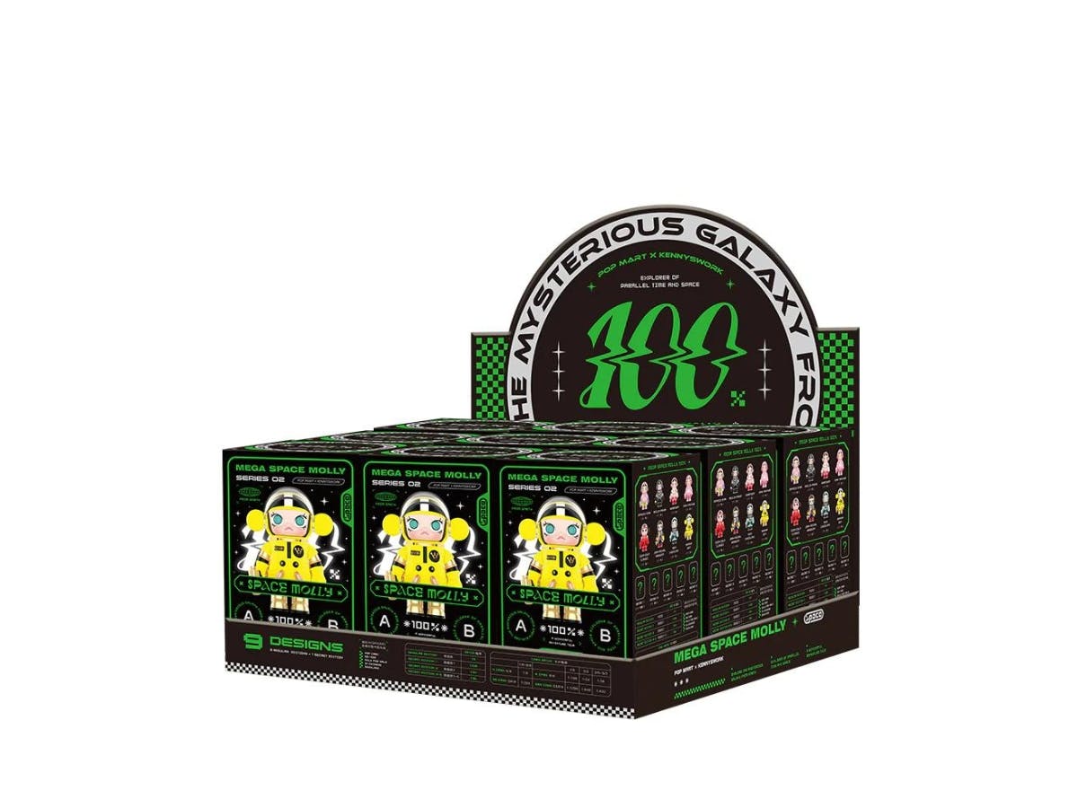 Mega Space Molly - 100% - Series 2 - ของแท้ - Pop Mart [โมเดลมอลลี่] (สินค้าพร้อมส่ง)
